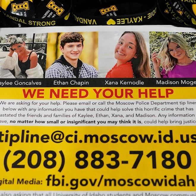 University of Idaho students flyer